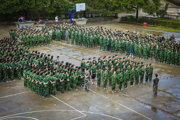 军训会操 各显神通