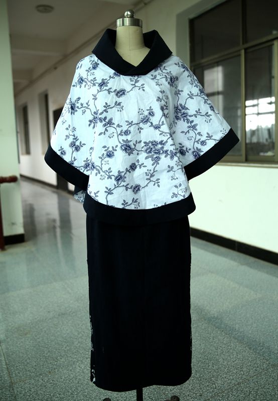 蓝印花布作品-服装