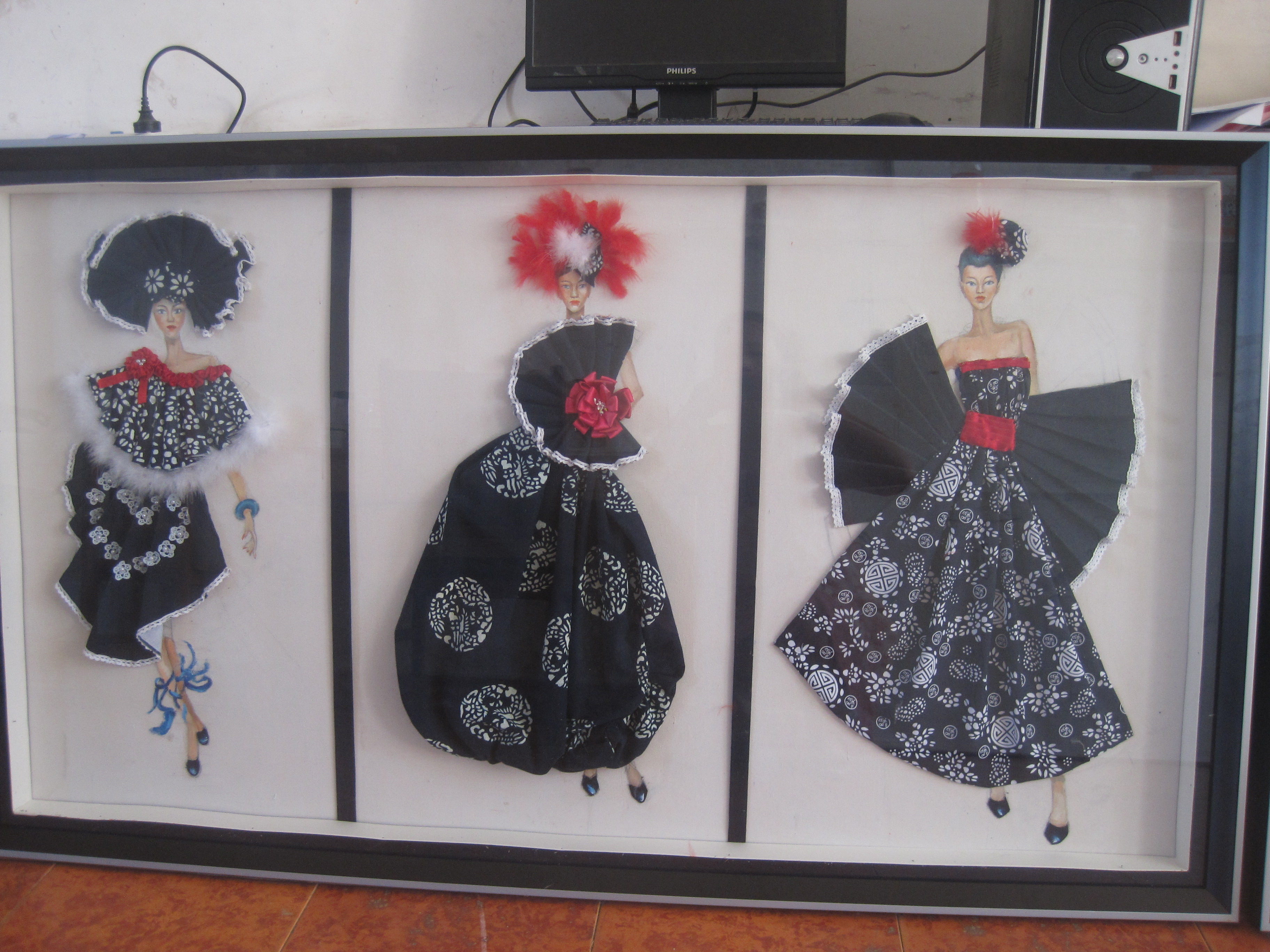 蓝印花布作品-展示