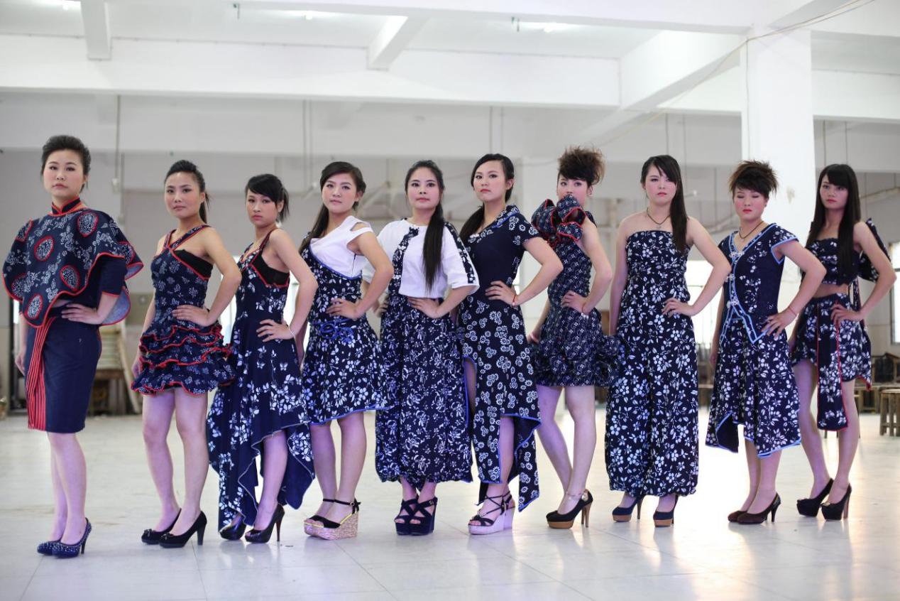 邵阳县工业职业技术学校“蓝印花布校企合作生产实训基地建设”典型案例