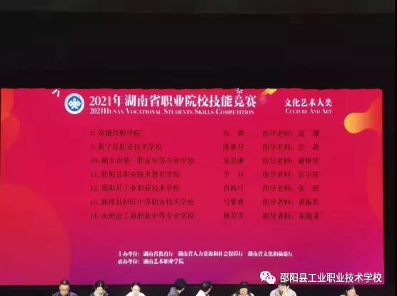 佳音频传，喜事连连——邵阳县工业职中斩获省技能大赛三等奖