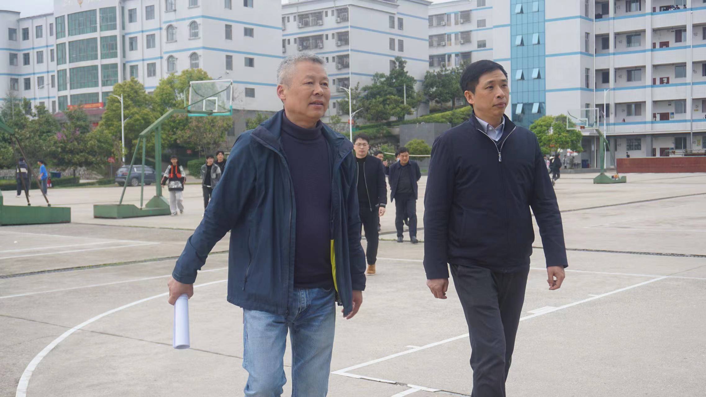 省教育厅领导赴邵阳县职工业职业技术学校调研达标建设情况